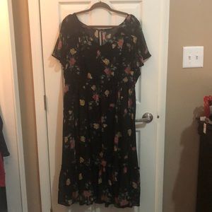 Torrid Airy flutter sleeve dress